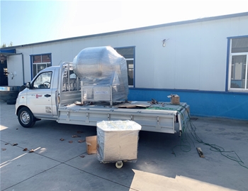 400L變頻真空滾揉機，200L料車發(fā)往重慶