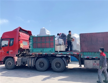 匯品滾揉機(jī)、鹽水注射機(jī)發(fā)貨現(xiàn)場