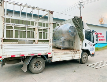 600L真空滾揉機(jī)、200L不銹鋼料車，發(fā)往安徽宿州