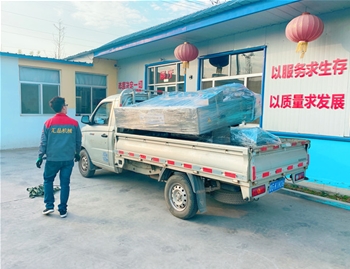 1100雙封滾動真空包裝機(jī)發(fā)往臨沂