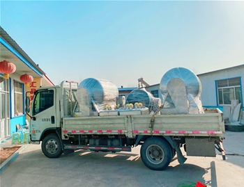 600L真空滾揉機(jī)2臺(tái)，料車2臺(tái)，200L可傾電加熱夾層鍋1臺(tái)，發(fā)貨河南